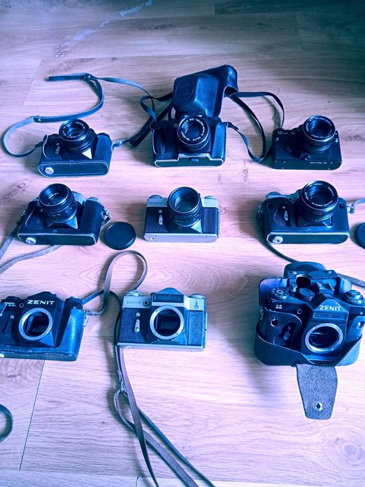 Aparat fotograficzny Zenit 9szt