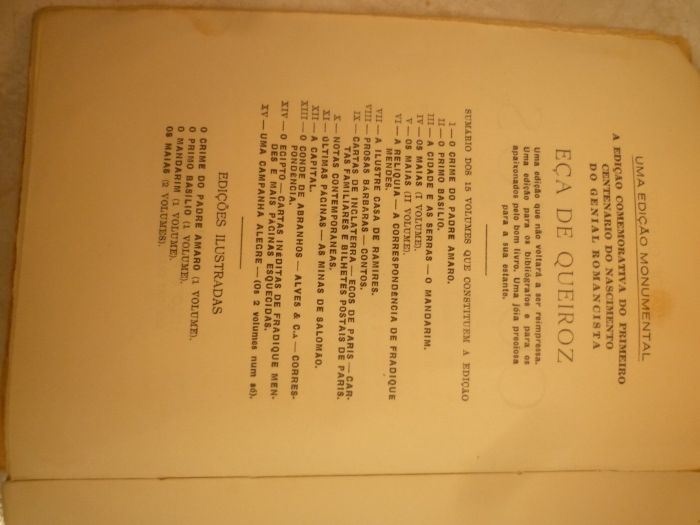 Contos", Eça de Queiroz, Edição Unica , Lello& Irmão Editores, de 1951