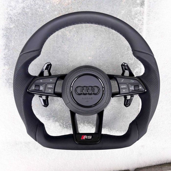 Руль Audi RS/S-line A3/A4/A5/A6/A7/A8/Q2/Q3/Q5/Q7/Q8 з підігрівом