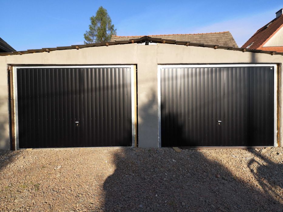 Brama garażowa uchylna 3000x2100 antracyt czarna brąz uchył