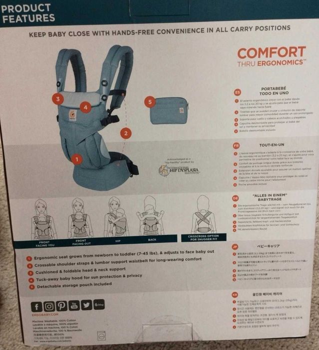Marsúpio Ergobaby Omni 360 carrier