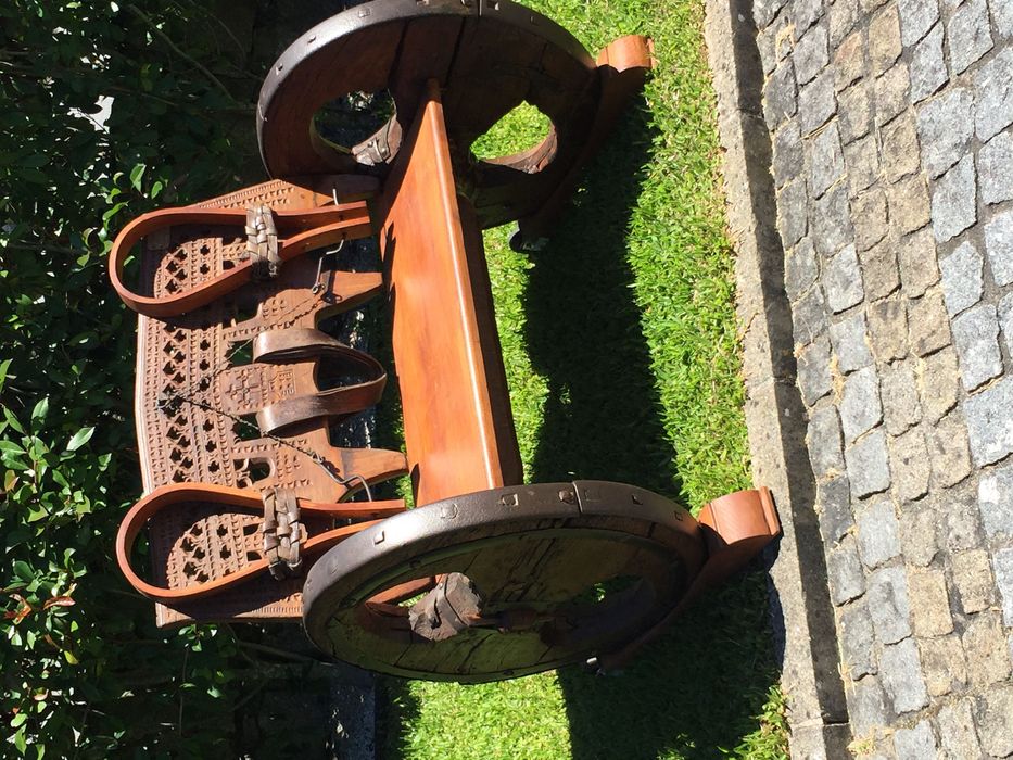 Banco rústico todo original