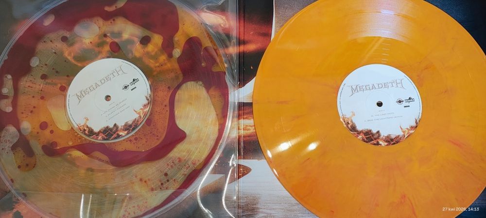 Megadeth – MagmaLiquid Filled 2LP VINYL | Unikat!