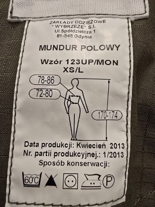 Mundury polowe letne oraz całoroczne