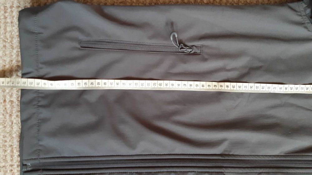 Nowa męska kurtka softshell z kapturem L Seven for 7 szaro-czarna