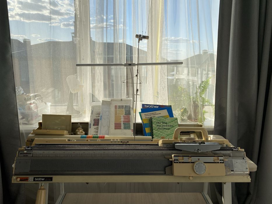 Brother kh-891 + kr-830 двохфонтурна вʼязальна машина (вязальна,бразер