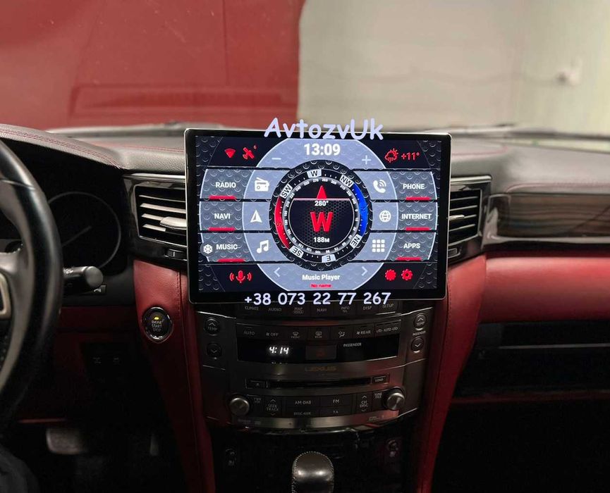 Магнітола LEXUS RX300 LX570 RX350 LX 570 LS430 Лексус CarPlay Андроїд