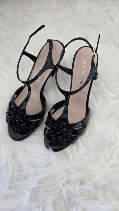 Nowe szpilki Lizard skóra naturalna rozmiar 36