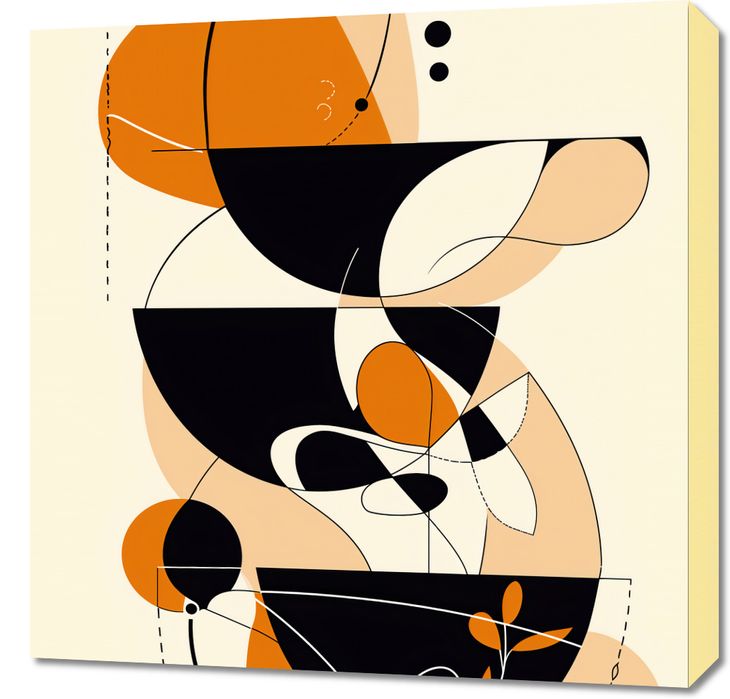 Obraz 60x60cm Taneczne Kręgi