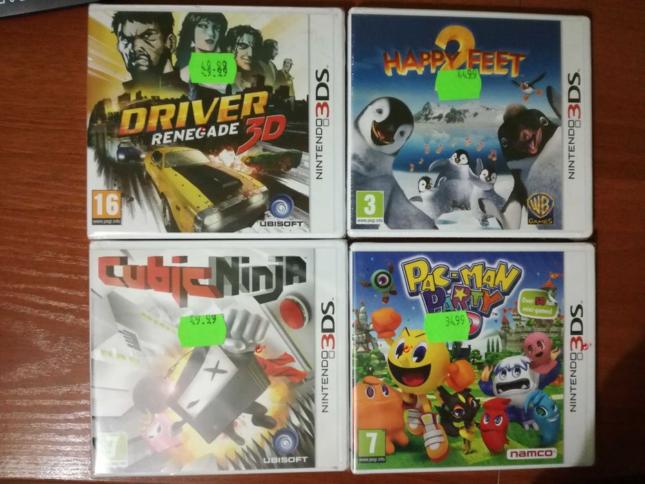 Jogos Nintendo 3DS Novos e Selados Varios