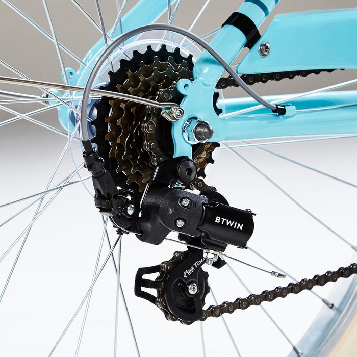 BICICLETA DE CIDADE DE CRIANÇA BTWIN 500 24 POLEGADAS 9-12 ANOS