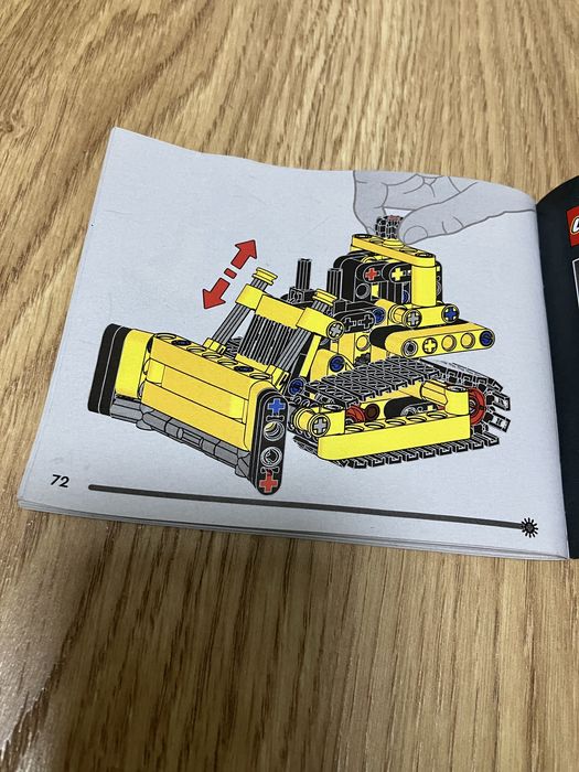 Klocki lego technic buldożer 42163