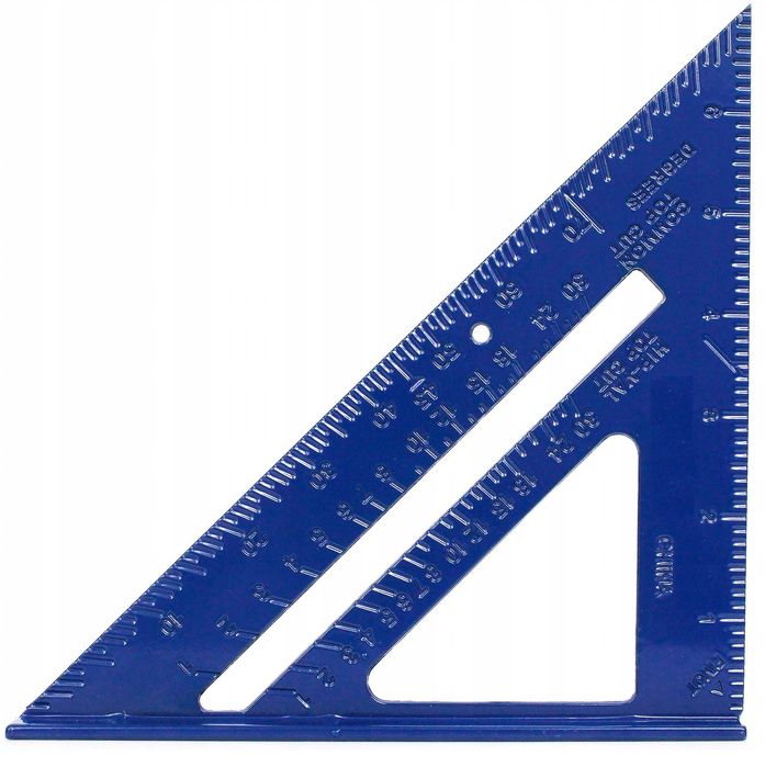 Kątownik STOLARSKI CIESIELSKI aluminiowy WINKIEL Warsztat STOPKA 180mm