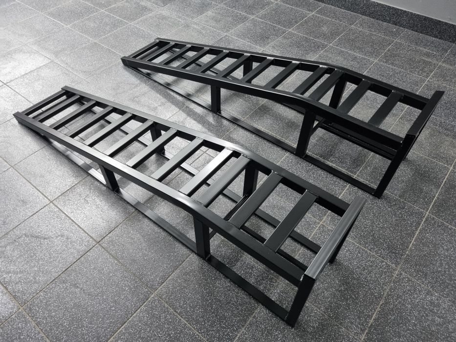 Najazdy samochodowe, podjazdy 160x30x30 od ręki, komplet, mocne, CZARN