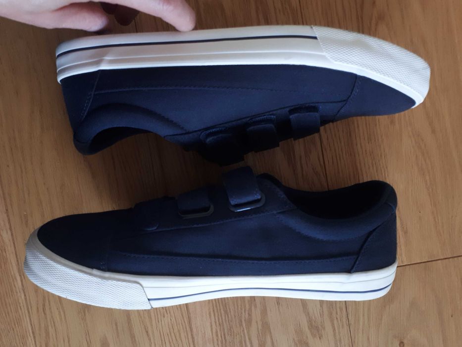 J.nowe trampki sneakersy Next 42 chłopiec męskie granatowe super