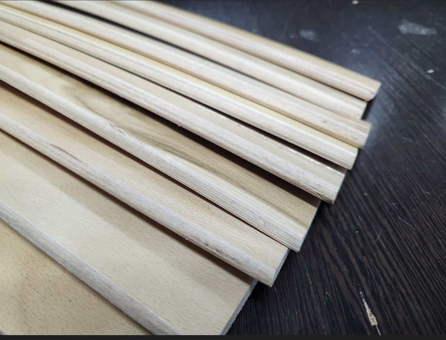 Ламели бук 53мм и евро 68мм