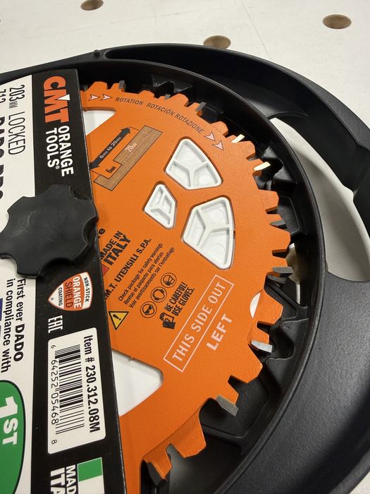 CMT DADO PRO nowa tarcza regulowana do rowkowania