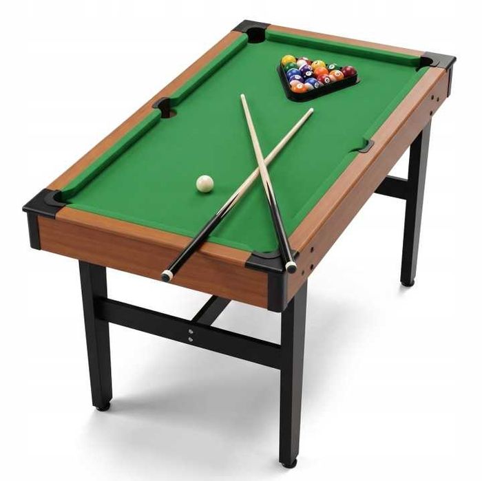Stół bilardowy POOL 4,5 FT stół do bilarda 54" 122x61cm akcesoria zestaw
