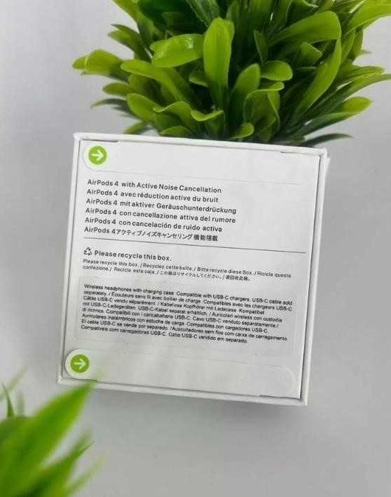 РОЗПРОДАЖ! New! Безпровідні навушники аірподс 4 + чохол на кейс!