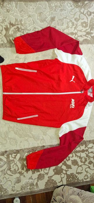 Оригінальна Вітровка Puma (Олімпійка) Red/White Team/Sport
