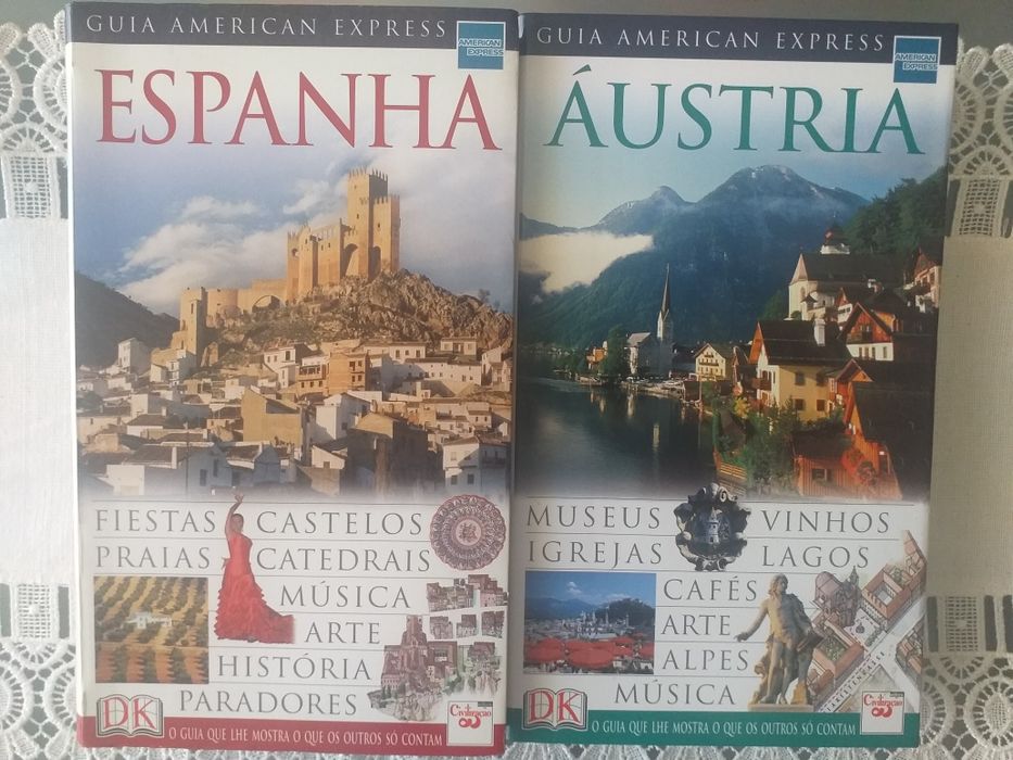 Guias Am.Express,CHINA,VIETNAME,N.IORQUE,Espanha,Canadá,Áustria, Méxic
