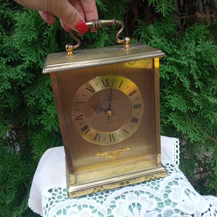 Часы винтажные из латуни Германия