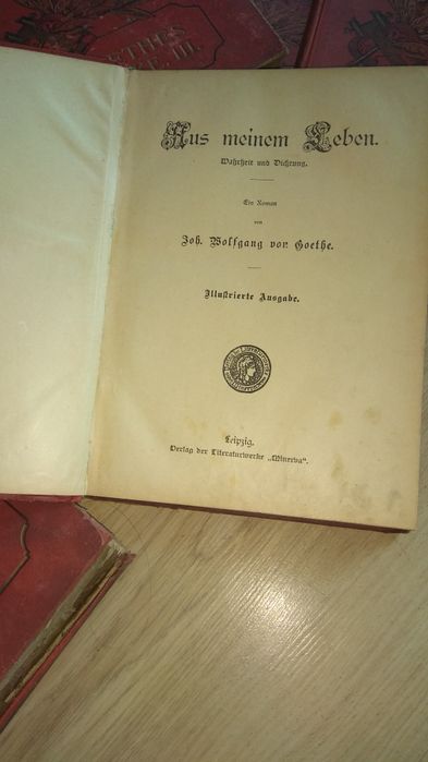 Stare książki Schillers Goethes