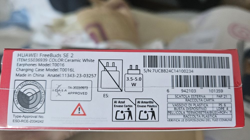 Auriculares Huawei FreeBuds SE2