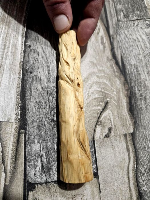 Rzeźba słowiańska figurka Leszy boruta dziad borowy Weles ozdoba