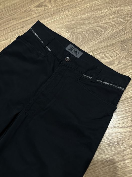 Штани Versace Jeans Couture made in italy вінтажні темно-сині size M-L