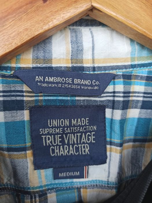 Сорочка котон бавовна  an ambrose brand чоловіча