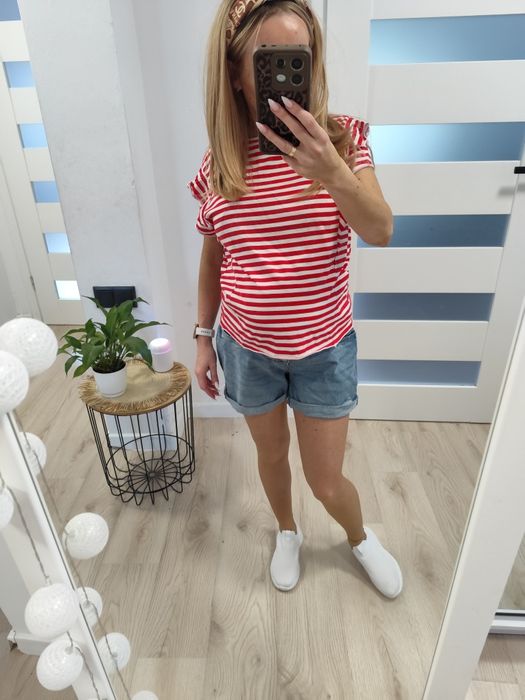 Jeansowe spodenki ciążowe H&M MAMA