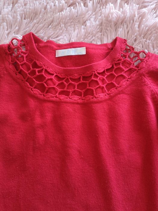 Sweter L/XL czerwony