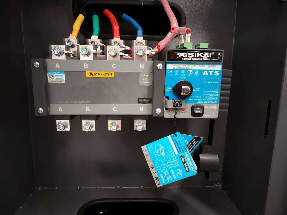 Agregat 80 kW Wyciszony ATS + AVR Generator Prądu Silnik Ricardo