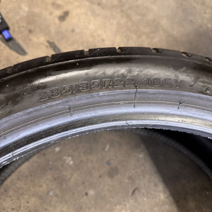 2 шт літні 285/35/22 bridgestone turanza t005