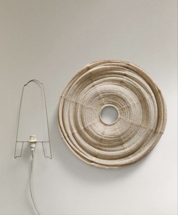 Candeeiro De Mesa Linho Zara Home NOVO