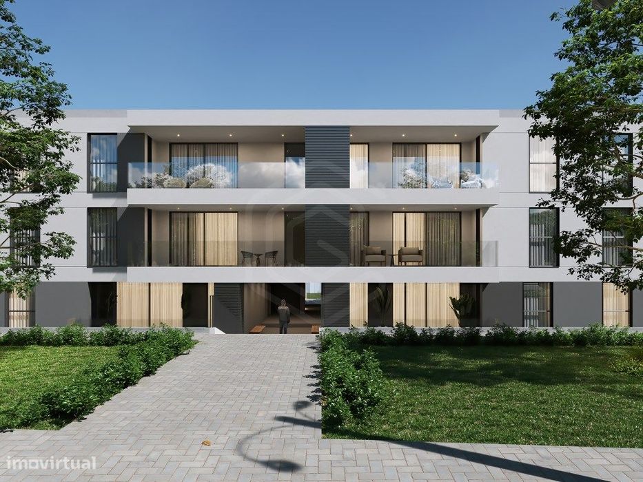 Apartamento T2 com amplo Terraço de 88m2,e garagem para dois carros
