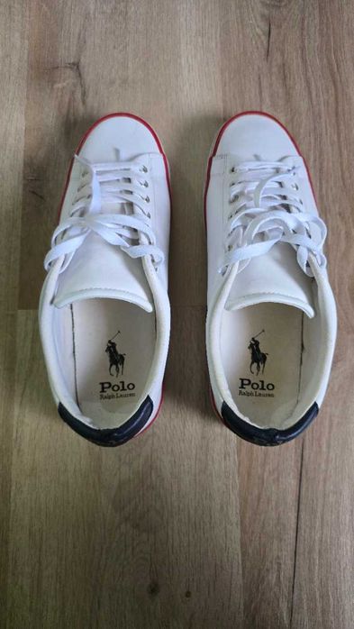 Ténis Polo Ralph Lauren brancos tamanho 42