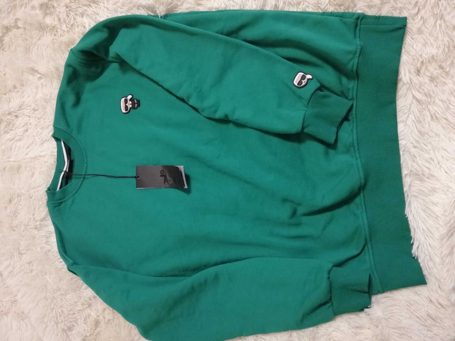 bluza KARL LAGERFELD L 40 zielona nowa z metkami