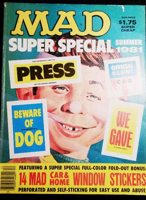 6 Revistas MAD comics dos anos 80