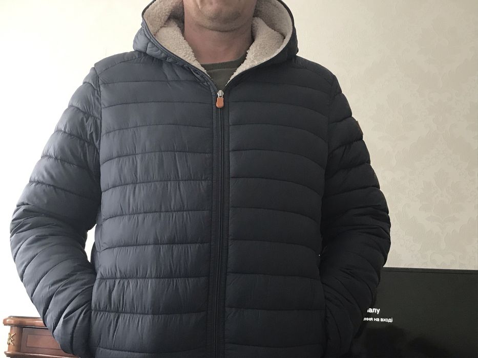 Итальянский премиум пуховик на натуральной овчине 50р L