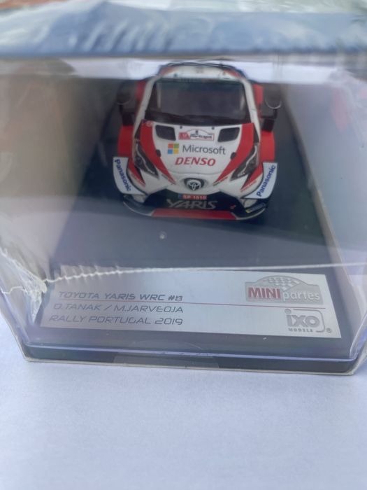Miniatura Toyota Yaris WRC - Tanak - vencedor rali portugal 2019