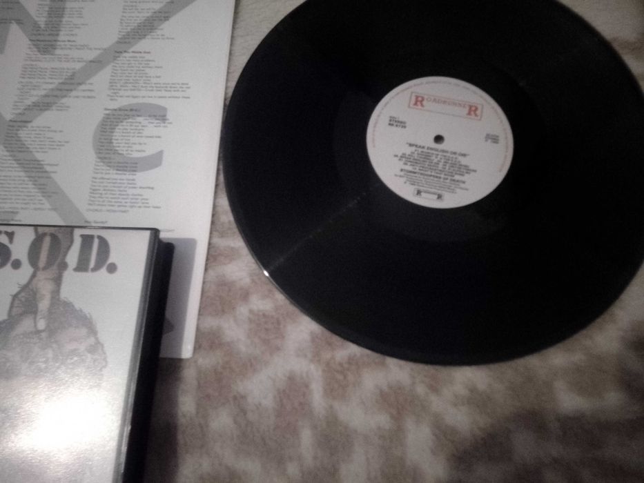 S.O.D. - " Speak English or Die " LP + extras