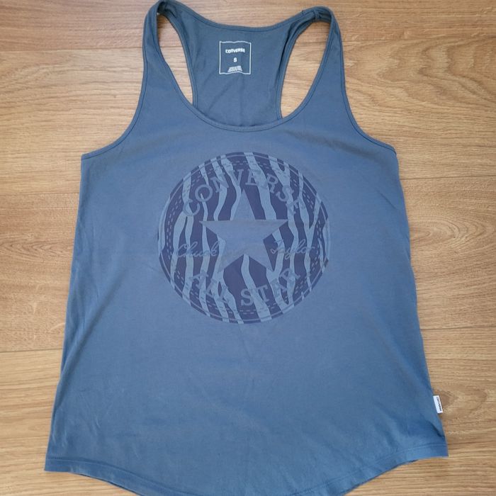 Nowa ale bez metki koszulka damska marki Converse  S kolor niebieski