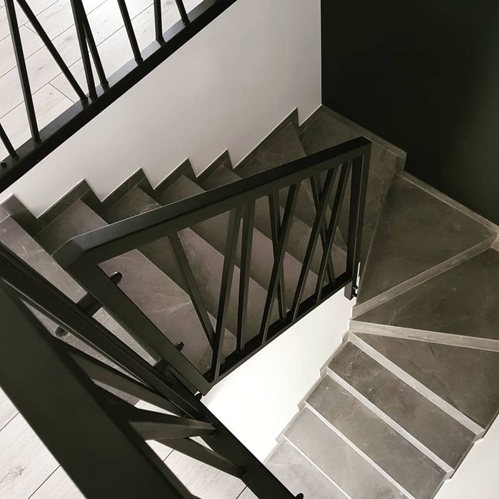 Balustrada balustrady barierka balkon schody stalowe konstrukcja
