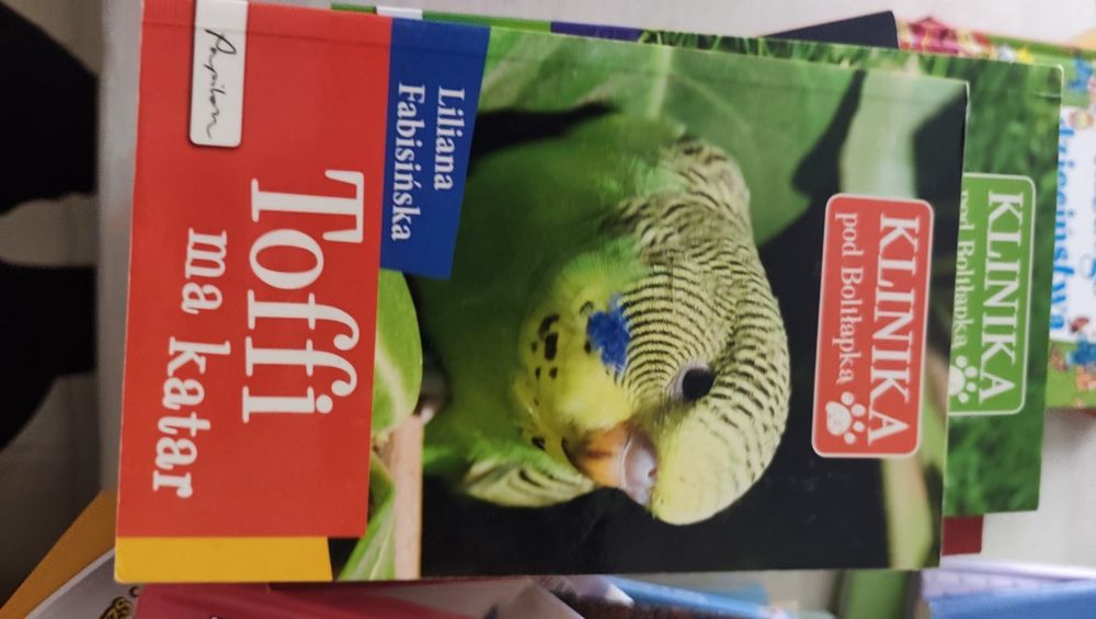 Trzy książki z serii klinika boliłapki.