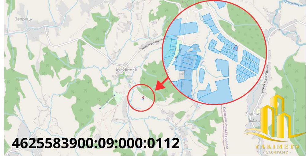 Продаж земельної ділянки 17.81 сот., Буковинка, Львівська обл.