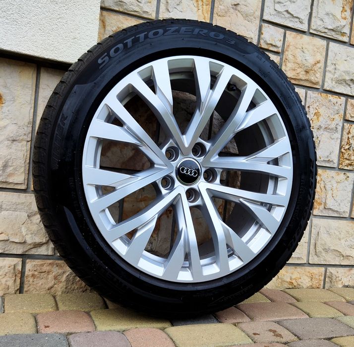 Koła zimowe 18 5x112 Oryginał Audi A6 A5 VW Touran Opony zimowe Pirelli