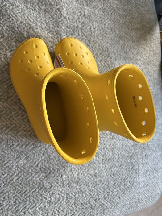 Kalosze Crocs Classic Boot żółte – nowe z metkami, rozm. 36–37