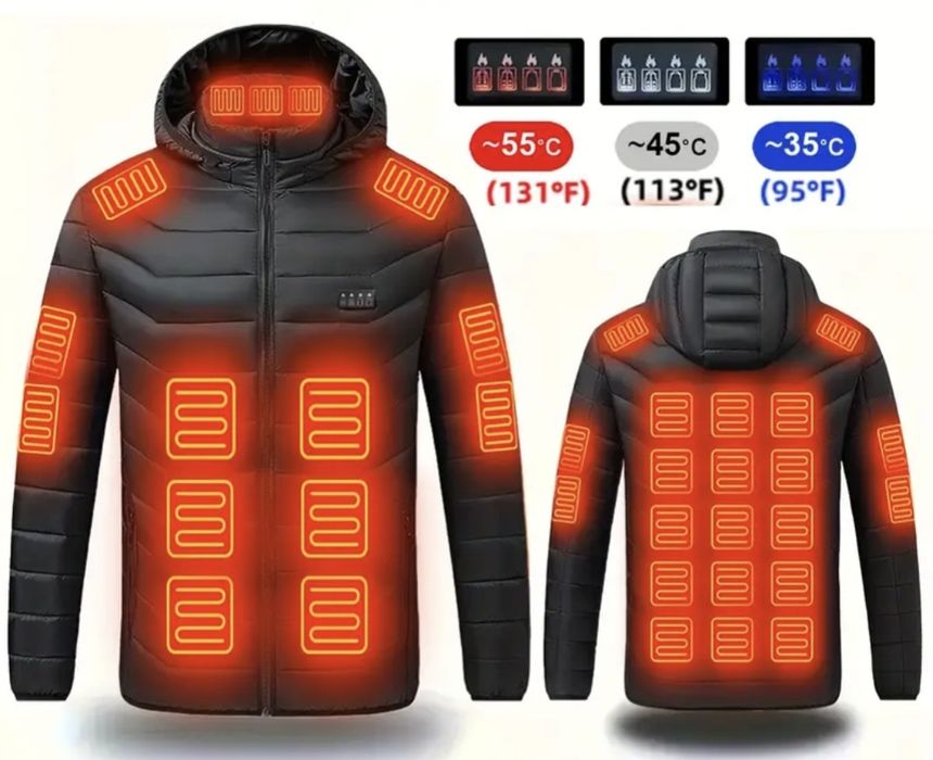 Kurtka męska zimowa podgrzewana L